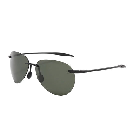 TR90 Frameless Fashionable Polarized Sunglasses Ultra-Light and Unbreakable for Driving and Outdoor Adventures