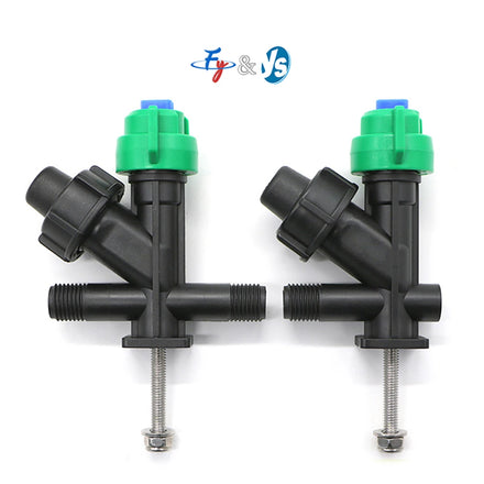 Intubate External Water Threaded Agricultural Sprayer NozzlePlastic Boom Spray Nozzle Bodies for Agriculture