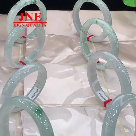 Factory Wholesale Jade Ice Color Bright Jade Delicate Positive Circle Jade Bracelet Jewelry Ornament