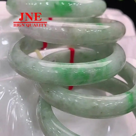 Jade Bracelet Wholesale Myanmar Natural Color Bright Positive Circle Jade Bracelet Jewelry Ornament Wholesale