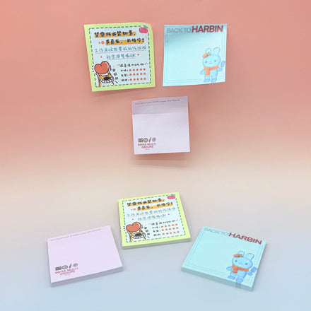 Manufacturer Custom Promotional Printed Memo Pad Kawaii Sticky Notes Paper Pads Made Cardboard Kraft Paper Offset Paper for Bill