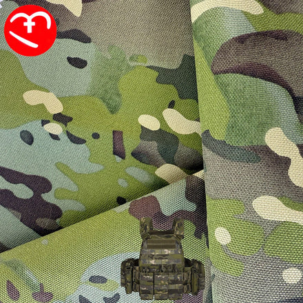 American CP Jungle Camouflage 1000D Nylon 66 Cordura Fabric Fire Retardant Cold Resistant Tear Resistant Waterproof for Outdoor