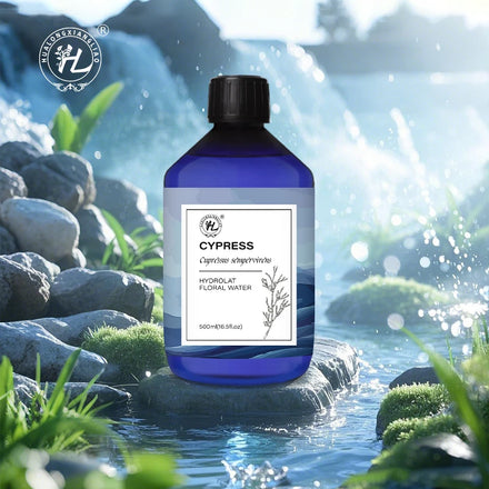 Cypress Hydrosol - Hydrolat for Skin Face Diffuser - 100% Pure Natural Floral Water Steam Distilled | OEM 500mL