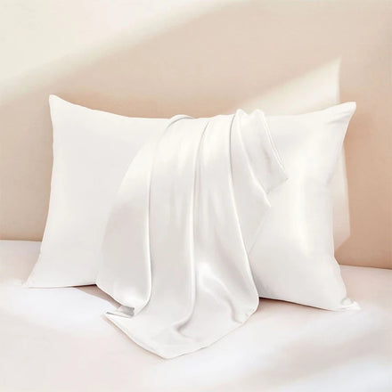Open Pocket Fitted Luxury Satin Silk Pillowcase 100 % Mulberry Silk Pillowcase 22 Momme