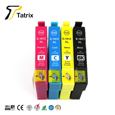 Tatrix epson 1811XL Germany Warehouse Spot Compatible Ink Cartridge for epson XP-30/102/202/302/405 XP-225/322