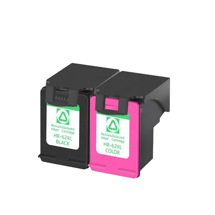 Tatrix HP62 62XL Remanufactured Inkjet Ink Cartridge for HP ENVY 5640 Officejet 5740 Printer