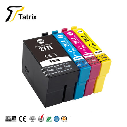 Tatrix epson 27XL T2711 T2712 Germany Warehouse Spot Compatible Ink Cartridge for epson WF-7715DWF wf 3620