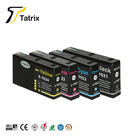 Tatrix epson T7021 T7022 Germany Warehouse Spot Compatible Ink Cartridge for epson WP-4000/4015DN/4500/4515DN