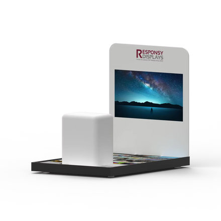 Custom Modern Eco-Friendly Acrylic Desktop Projector Display Stand with Polished Surface Easy Assembly for Home Retail Store Use