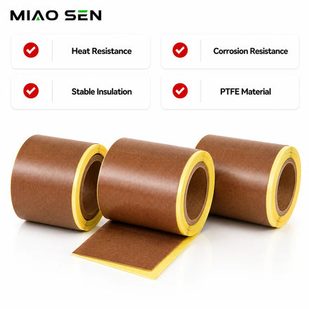 Self Adhesive PTFE Aluminum Foil Tape Fireproof and Durable for Oven Gap Sealing and Thermal Protection.