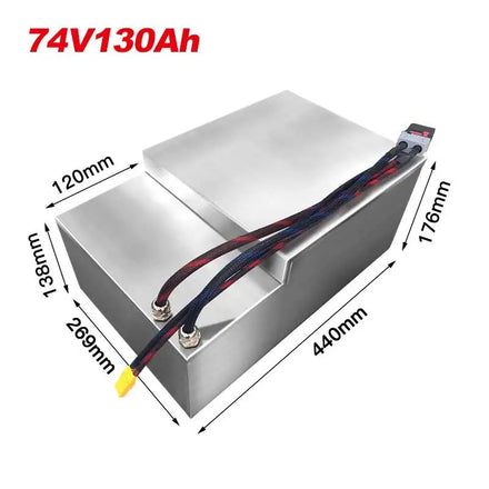 Ucan 72V 100Ah LiFePO4 Battery Pack 2000W-7000W Energy Storage BMS 6000-Cycle -20-50C Prismatic Cells Motorcycle/Electric
