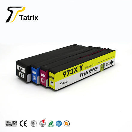 Tatrix HP 973 Germany Warehouse Spot Compatible pigment Ink Cartridge for Pagewide pro 452dn 477dn 552dw