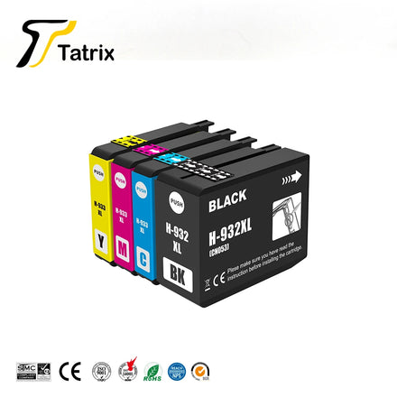 Tatrix HP 932XL 933XL Germany Warehouse Spot Compatible Ink Cartridge for Officejet 6100/6600/6700/7110