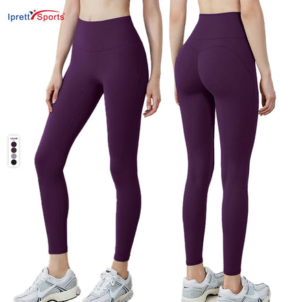 Women's Anti-Bacterial Yoga Pants Leggings Summer High Waisted Booty Lifting 7/8 Workout Gym Leggings for Pilates