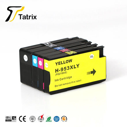 Tatrix HP 953XL Germany Warehouse Spot Compatible pigment Ink Cartridge for Officejet 6100/6600/6700/7110