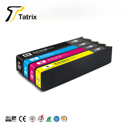 Tatrix HP 913A L0R95AE Germany Warehouse Spot pigment Compatible Ink Cartridge for 352dw 377dw 452dw P55250dw