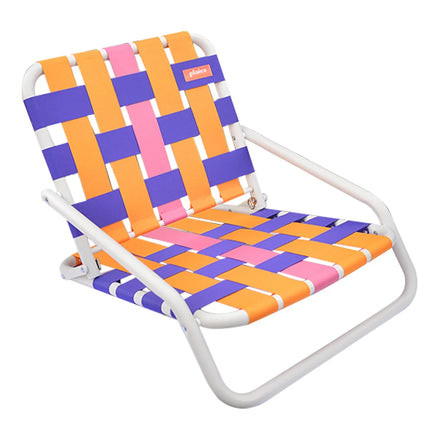 Ergonomic Colorful Woven Aluminum Chair - Lightweight Multi-Style & Soft Padded - Perfect for Beach Vibes & Camping Adventures