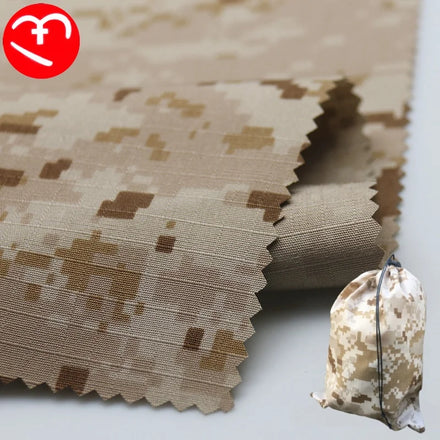Factory US AOR1 Desert Digital Camouflage Fabric Waterproof Nylon Cotton Plaid Ripstop Tactical Coat Pants Outdoor Clothing