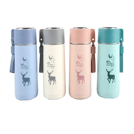 Custom Logo 450ml Double-Layer Insulated Water Cup Creative Starry Sky Design for Travel & Gift Advertising