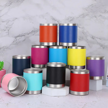 BPA-Free 20oz Stainless Steel Tumbler Lid Double Wall Vacuum Insulated Travel Mug Powder Coated Coffee Cup for Food Use Bulk