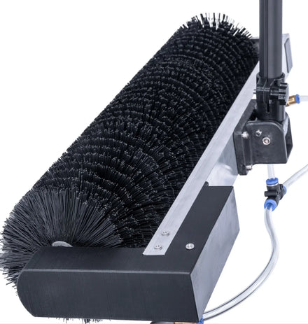 Auto Water Spray Telescopic Cleaning Roller Brush 3.5m/5.5m/7.5m for Window Glass & Solar Panels Cleaning Tools