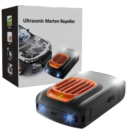 2025 New Design Vehicle Marten Deterrent With 4pcs Flashing Light Repel Mouse/Mice/Cat/Marten/Rat Ultrasonic Car Rat Repeller