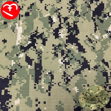 Stock AOR2 Camouflage TC Polyester Cotton Plaid Fabric Waterproof Tear Resistant Breathable Wear-Resistant for Tactical Outdoor