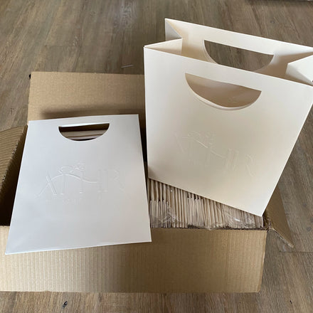 Packaging Kraft Shopping Paper Bags China Factory Custom Logo Printing Kraft Paper Bag