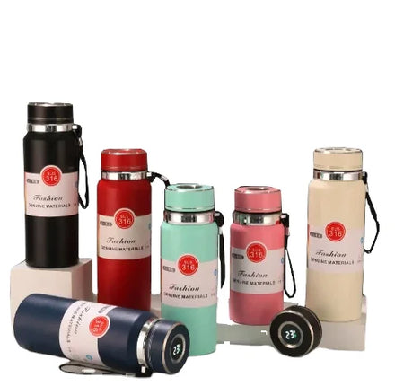 L46 Custom 316 Stainless Steel Double-Wall 800ml Tumbler Vacuum Flask Insulated Hot Water Bottle with Lid PC Material