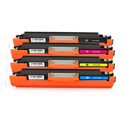 Tatrix CE310A CF350A CRG729 Compatible Laser Color Toner Cartridge CE310A CE311A CE312A CE313A 126A for HP CP1025 Printer