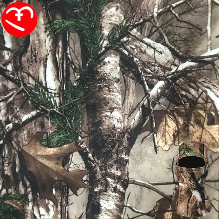 Max 4 Realtree Camouflage Fabric PE Coated Printed Big Leaf Tree Camo Blind Waterproof Breathable Outdoor Hunting Suit Coat