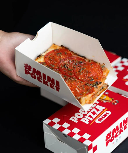Eco-Friendly Fast Food Packaging for Sushi Crepe Waffle Pizza French Fries Mini Burger Bakery Pastries-Brownie Cookie Cake Style