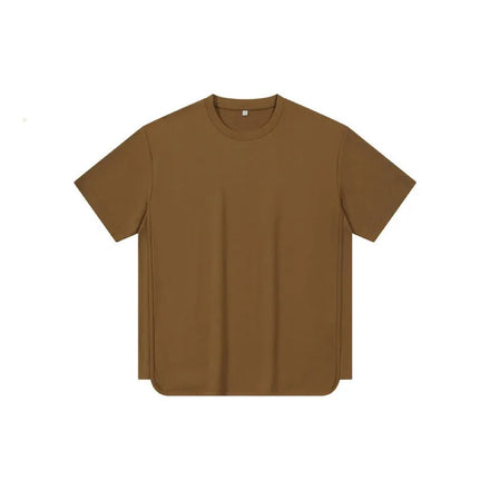 OEM Customized cross border trendy brand mens T shirt short sleeved printed round neck retro loose half sleeved T shirt