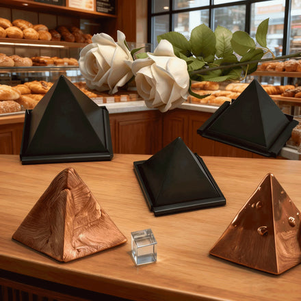 Pyramid-shaped Non-stick Stereoscopic 3D Triangular Croissant Mold Small Toast Box Creative Commercial Baking Toast Mold