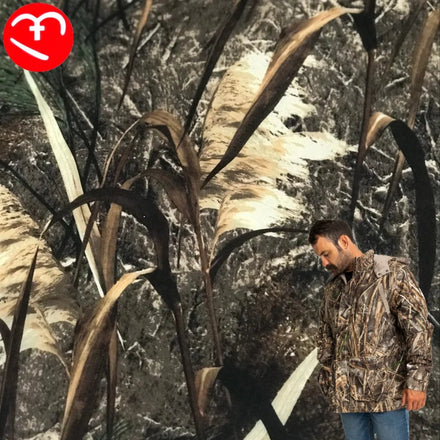 Max Realtree Camouflage Fabric 210D 420D Oxford Printed Fabric Coating Heat Insulation Thermal Insulation Waterproof for Men