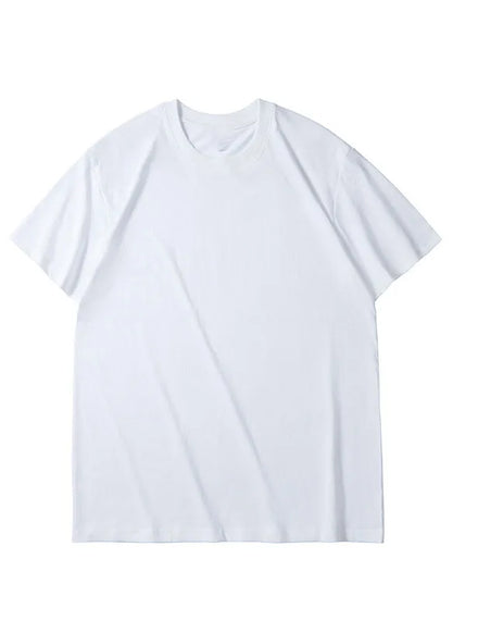 OEM custom logo embroidery printed design 180g combed cotton customized logo short-sleeved pure cotton advertising t shirt