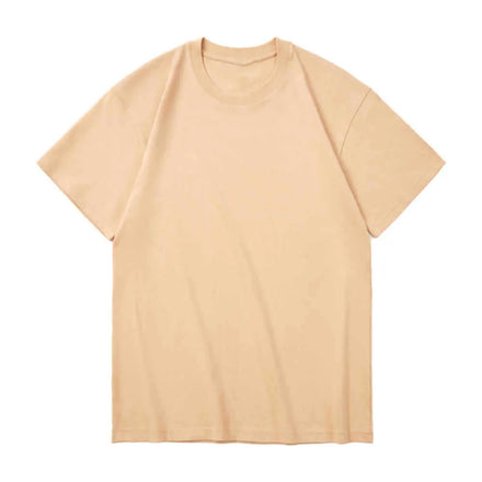 Oem customized fine tight cotton short sleeved pure cotton summer new versatile trend loose comfortable soft tshirt