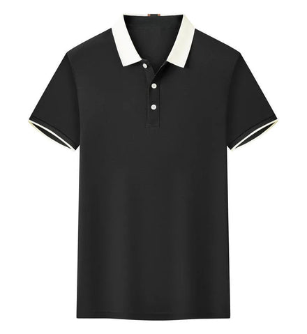 OEM custom logo embroidery printed design spring and summer POLO shirt men's short-sleeved lapel light and breathable polo