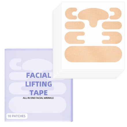 Safe Comfortable Taping Facial Kinesiology Face Tape Wrinkle Tape for Face & Forehead