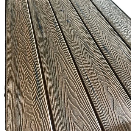 European Durable Waterproof 3D Wood Grain WPC Decking for Garden Courtyards Traditional Design Style for Outdoor Use