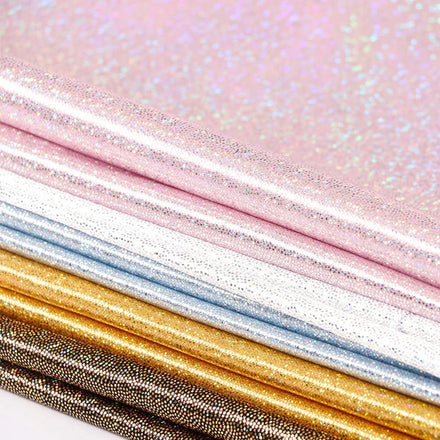 A002-3 New Material Knitted Custom Polyester Spandex Shiny Flash Stretch Fabric Stage Dress Swimsuit Shiny Fabric for Woman