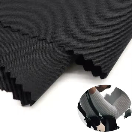 RTS Wholesale 100% Polyester Plain Fabric Sportswear Fabric Polyester Spandex Free Sample Woven 4 Way Stretch Fabric