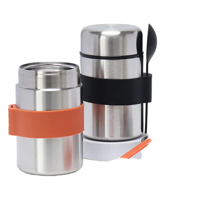 Hot Selling Double Vacuum Stainless Steel Insulated Portable Lunch Box Food Jar Thermos Back School Must-Have Food Storage