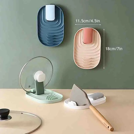 New Plastic Spoon Rest Kitchen Organizer Fork Spatula Rack Spoon Holder Stand Tableware Storage Rack for Spoon Pot Lid Holder