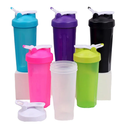 Free Sample Custom Logo 400ml 600ml Workout Gym Protein Shaker Bottles Direct Drinking & Boiling Water Applicable