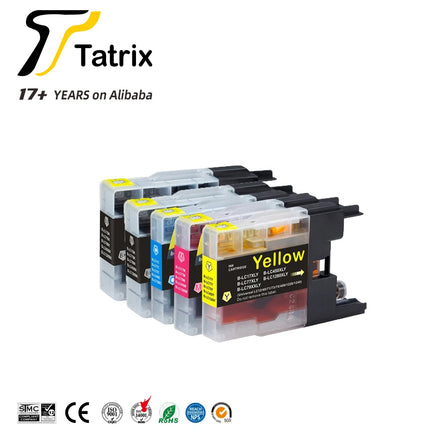 Tatrix brother LC17 LC77 LC79 LC450 LC1280XL Compatible Ink Cartridge for MFCJ6510DW MFCJ5910CDW J432W MFC-J6910CDW