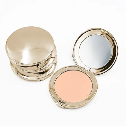 Hot Selling Mineral Pressed Powder Waterproof Long-Lasting Oil Control Vegan Full Coverage Face Makeup Base Foundation