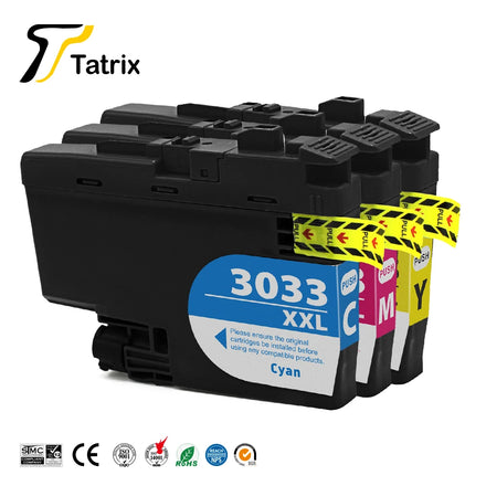 Tatrix LC3033 LC3033XL Compatible Ink Cartridge for Brother MFC-J815DW MFC-J995DW MFC-J995DW XL
