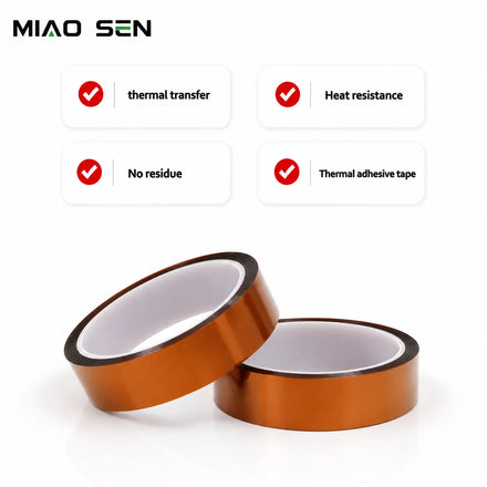 Temperature Pressure Sensitive Silicone Single Sided Food Grade Sublimation Polyimide Film Tape for PCB FPC Flexible Circuit