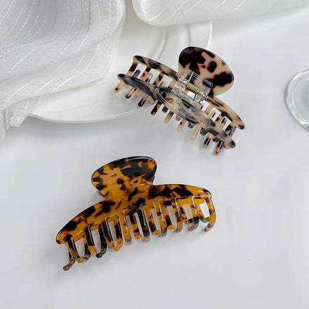 European American 8.5cm Simple Personality New Acetate Hair Claw Cross-Border Hot-Selling Women Party Full Size